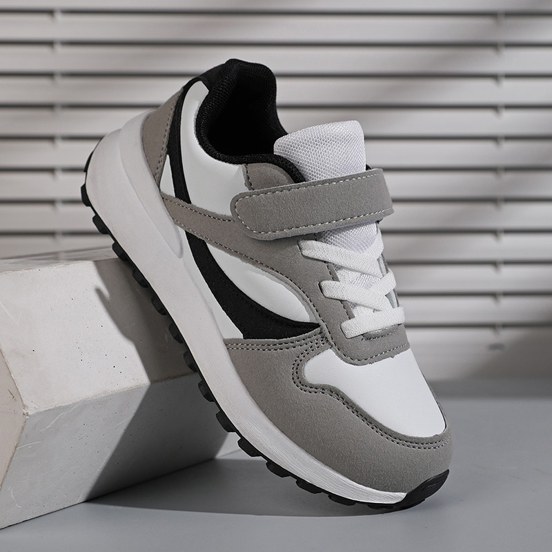 Thời Trang Trẻ Em Giày Bé Trai Giày Sneaker Chống Trơn Trượt Đi Bộ Giày Da Tennis Thể Thao Cho Trẻ Em Bé Gái 5 Đến 16 Tuổi