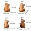 Tượng Hamster PWSEND, Tượng Trang Trí Vui Nhộn Gỗ Khắc Chuột Cung Hoàng Đạo, Trang Trí Nhà Điêu Khắc Hình Động Vật Dễ Thương Quà Tặng Văn Phòng