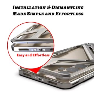 [JLK] Ốp lưng giáp kim loại sang trọng cho Samsung Galaxy S26 Ultra S25U Vỏ bảo vệ chống rơi cấp quân sự Vỏ bảo vệ làm mát Funda