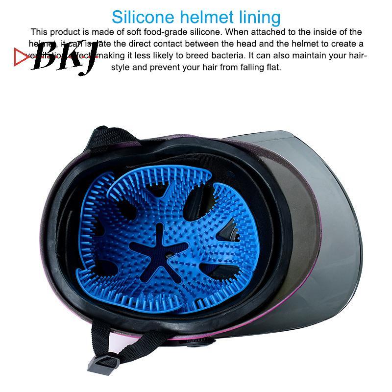 [KJ] Tấm lót mũ bảo hiểm silicon cho mũ bảo hiểm xe đạp xe máy [Mới]