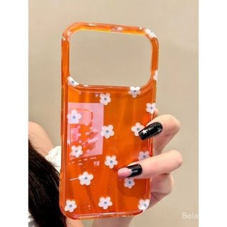 Ốp Điện Thoại Thích Hợp Cho iPhone Hoa Mạ Vàng Hàn Quốc Thích Hợp Cho iPhone17promax Vỏ Điện Thoại Đơn Giản 16pro Nữ 15ins14 / 13 / 12 Vỏ Bảo Vệ HJMU