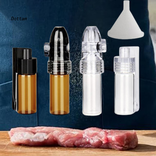 Dottam| Bộ chai đựng gia vị thủy tinh bền, chống rò rỉ, kèm hộp, tiện du lịch, dùng cho bếp và ngoài trời