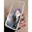 Tóc tím mát mẻ cho 16 trường hợp iPhone 17Air 3 trong 1 bezel 14 13 11Pro