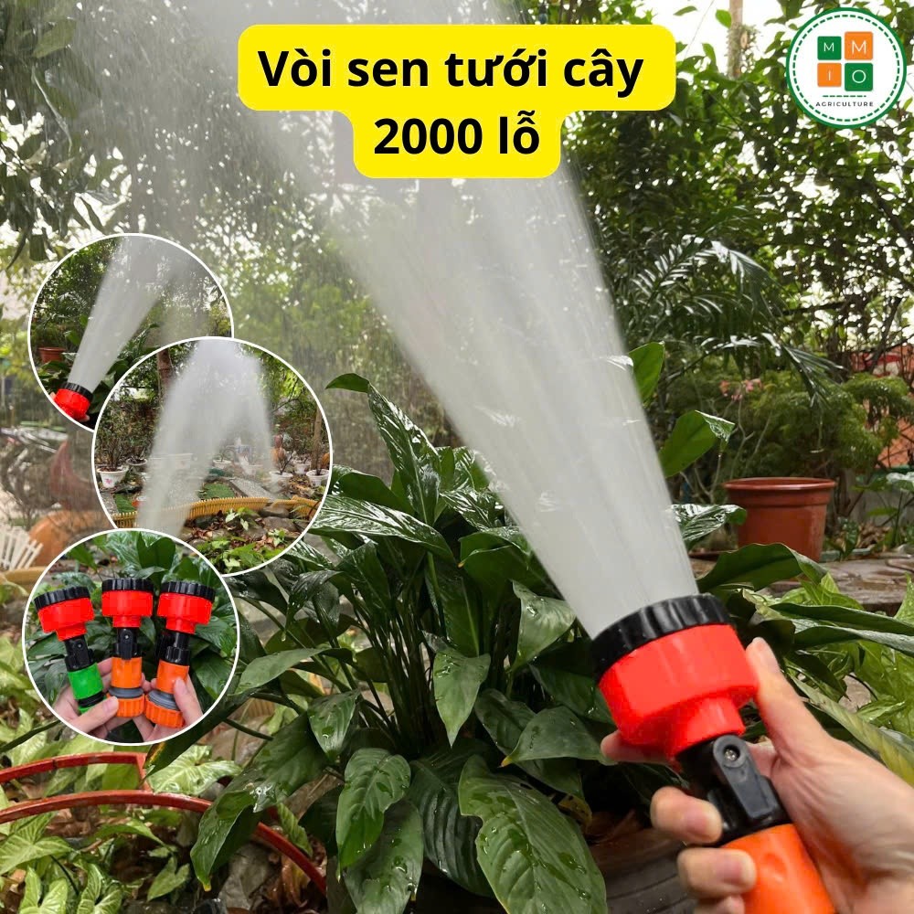 Vòi sen tưới cây 2000 lỗ chuyên cho rau, lan và hoa cây cảnh