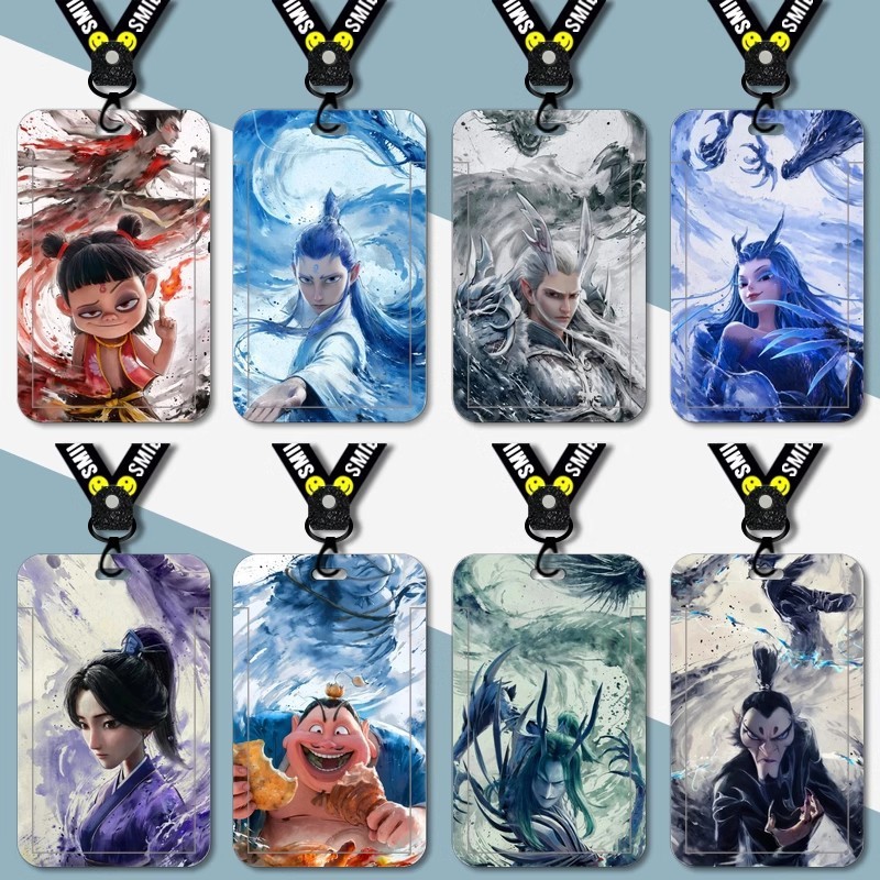 Nezha 's Demon Boy Ma Ám Seafall Card Nezha Sinh Viên Trượt Thẻ Thực Phẩm Thẻ ID Công Cộng Bảo Vệ Thẻ Trường 26.3.9