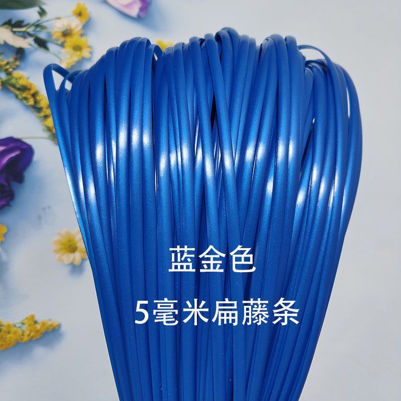 Chất liệu dệt PE giả mây 5mm, dây 5mm cho túi DIY