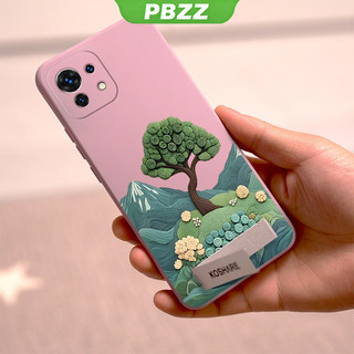 Ốp Lưng Cho Xiaomi mi 11 Lite Xiaomi 11t Xiaomi 11 Lite 5g ne Xiaomi 11t pro Vỏ Điện Thoại Vỏ Mềm Silicon Lỏng Chống Sốc Thiết Kế Mới Cây Thẩm Mỹ Có Giá Đỡ YTCBZJLS01