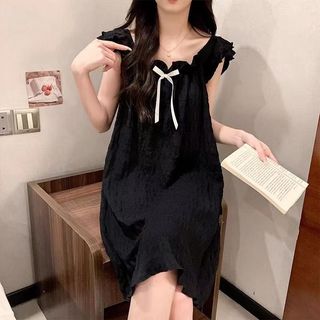 Sling Váy Ngủ Cotton Mây Cho Nữ Với Miếng Lót Ngực, Phù Hợp Mặc Mùa Hè Và Hàng Ngày