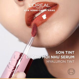 Son tint bóng dưỡng môi có màu, lâu trôi, nhẹ môi L'Oreal Paris Hyaluron Tint Lip Stain Serum 5ml