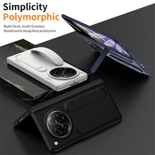 Dây đeo cổ tay Vỏ silicon cho OPPO Find N6 FINDN6 FindN6 5G Giá đỡ vô hình Vỏ bảo vệ chống sốc có màng cường lực