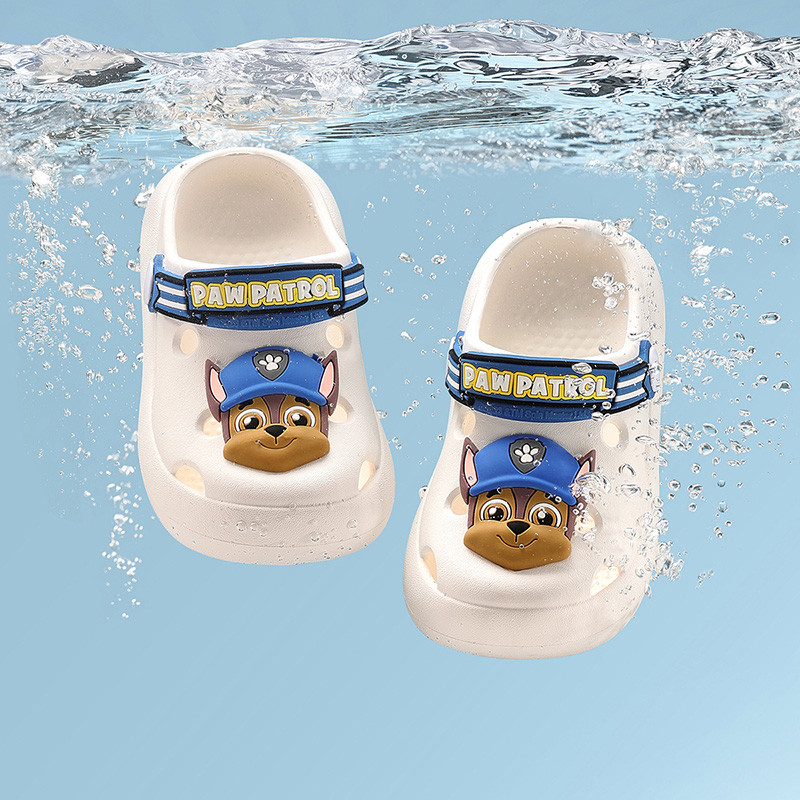 Cheerful Mario giày clog Paw Patrol cho bé Dép sục Chó Cứu Hộ Trẻ Em Chống Trơn Trượt Mềm EVA Dép Hoạt Hình IP Puppy Dép
