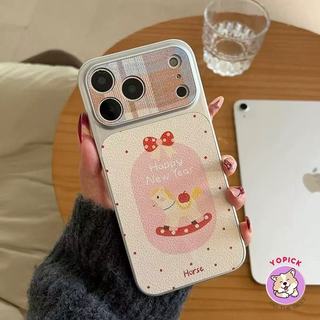 Cute Fox phone case Iphone 17 Pro Max 16 15 Pro Max 14 13 12 11 X XR Xsmax cover leather anti-drop KNTP