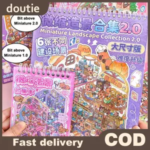 Doutie 1 Bộ Plus Kích Thước Hoạt Hình Cảnh Sách Phong Cảnh Đồ Chơi DIY Sách Trò Chơi 3D Stier Cabin Cảnh Nhà Thơ Lễ Hội Quà Tặng Sinh Nhật Cho Trẻ Em VN