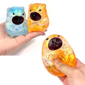 Cc Mềm PVC Axolotl Capybara Đồ Chơi Cảm Giác Lấp Lánh Bóp Để Giảm Căng Thẳng