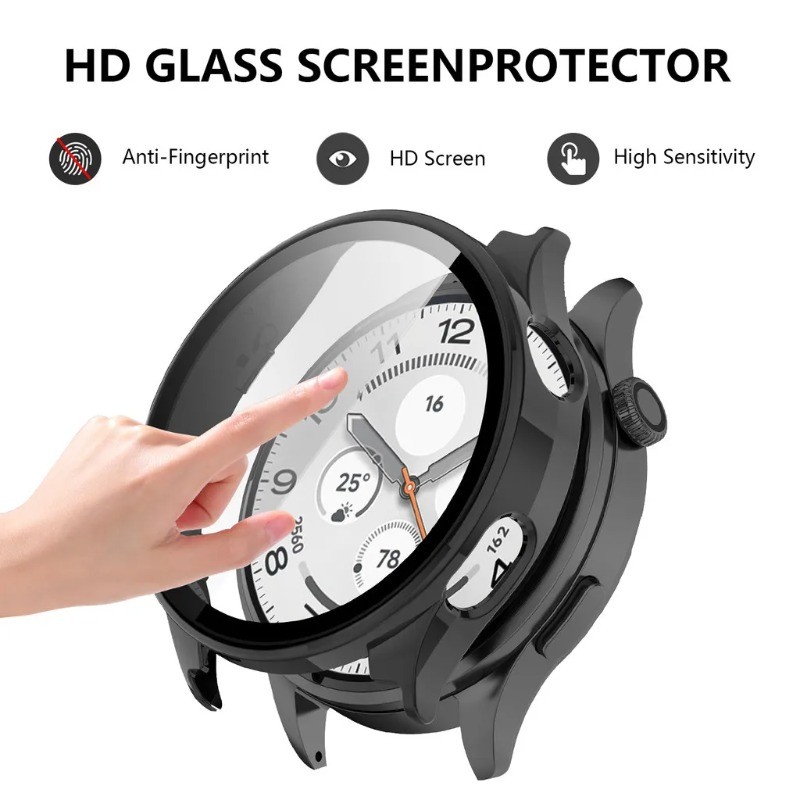 Ốp Đồng Hồ Cho Xiaomi Watch5 PC Case + Kính Cường Lực Bảo Vệ Màn Hình Cho Xiaomi Watch 5 Vỏ Cứng Ốp Lưng Khung