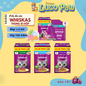 Pate Cho Mèo Whiskas 80g Tiết Kiệm
