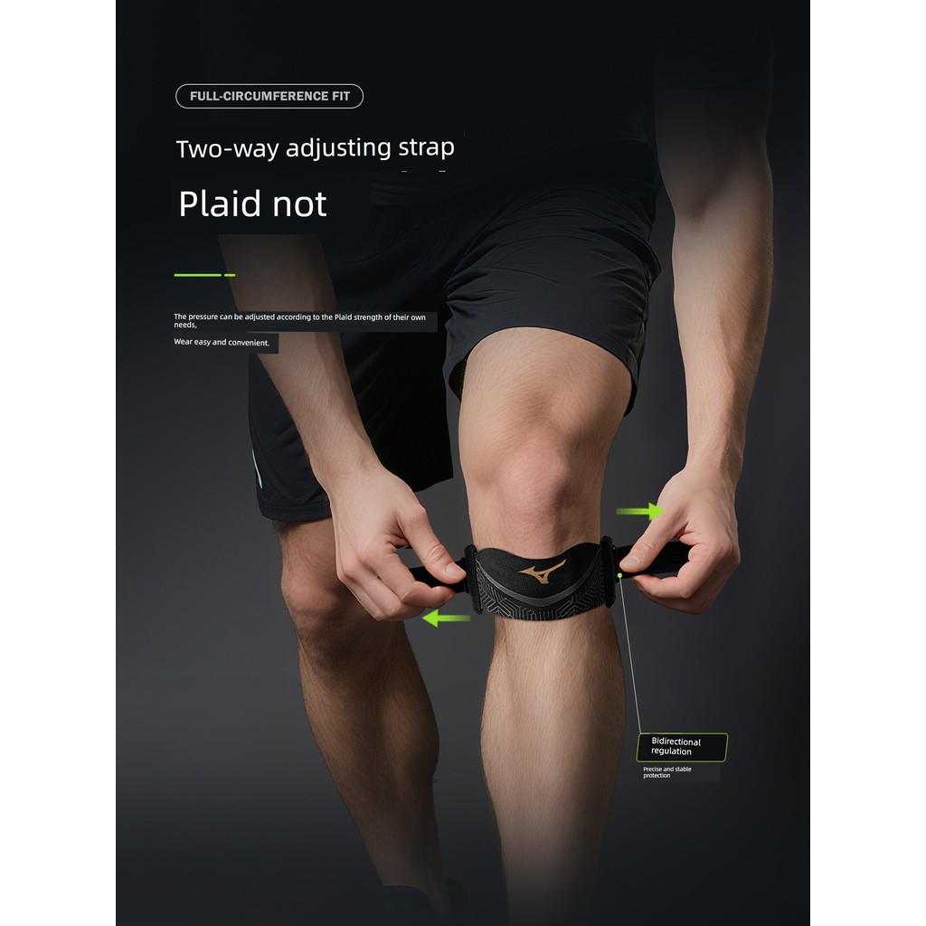 🔥 Cầu Lông 🔥 Chuyên Nghiệp chạy bộ có hàng sẵn vệ khớp gối Unisex Patella Band Bảo Vệ Đầu Gối bóng rổ Bảo Vệ Thể Thao bó gối thể thao Mizuno Patella Band bảo vệ đầu gối dành cho nam nữ - Phù hợp bóng rổ, leo núi và thể thao khác