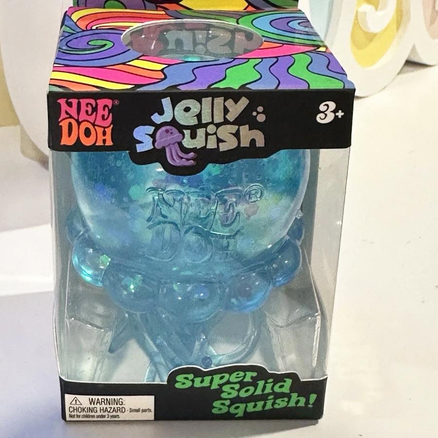 Schylling Nee Doh Jelly Squish Xanh Lấp Lánh Tím Hồng Squishy Thạch Sứa Đồ Chơi Cảm Giác Bóp Giảm Căng Thẳng saixit2vn