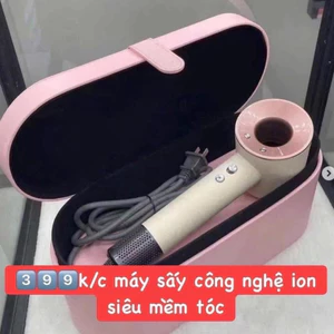 MÁY SẤY TÓC ION ÂM CÓ HỘP ĐỰNG MÀU HỒNG