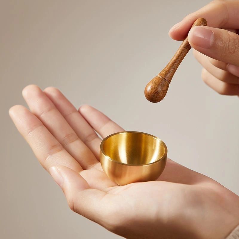 Bộ Bát Hát Mini Thiền Âm Thanh Bát Cho Yoga Thiền Thư Giãn Luân Xa Chữa Bệnh Giảm Căng Thẳng Món Quà Tinh Thần Độc Đáo