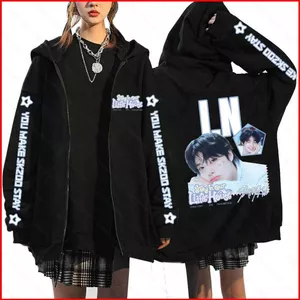 Hình dây kéo có mũ trùm đầu CHANGBIN LEE - Stray Kids