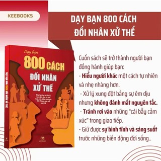 Sách - Dạy Bạn 800 Cách Đối Nhân Xử Thế