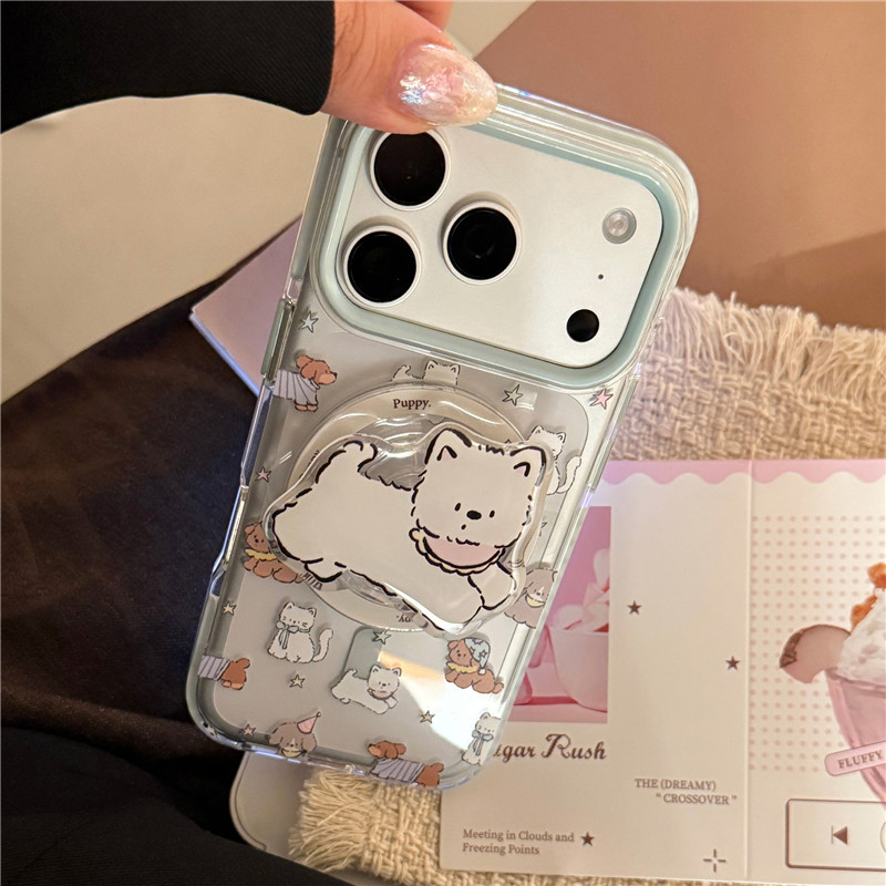 Ốp điện thoại TPU hình chó con iPhone 17 Pro max