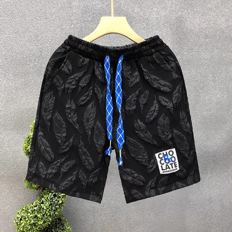 Quần short nam Ice Silk màu trơn Quần short mùa hè thẳng