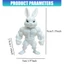 PPY Đứng Thỏ Điêu Khắc 3D In Cơ Bắp Bunnies Tượng Cơ Bắp Thỏ Các Bức Tượng Trang Trí Bàn Cho Trang Trí Nhà