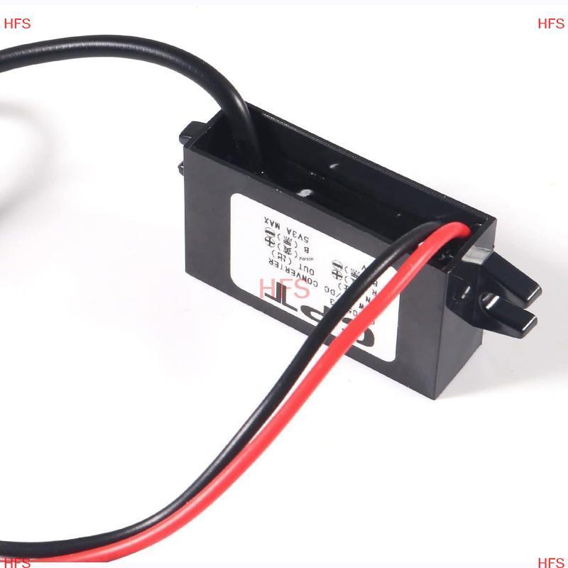 [HFS] Bộ chuyển đổi 12V sang 5V chống nước DC-DC Mô-đun bước xuống Bộ chuyển đổi nguồn USB-A Nữ / Loại C / USB kép / Đầu nối dây mở MỚI
