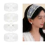 Phụ Kiện Tóc Phong Cách Pháp Với Ren và Nơ Đầu rộng, Thoải Mái và Dễ Thương