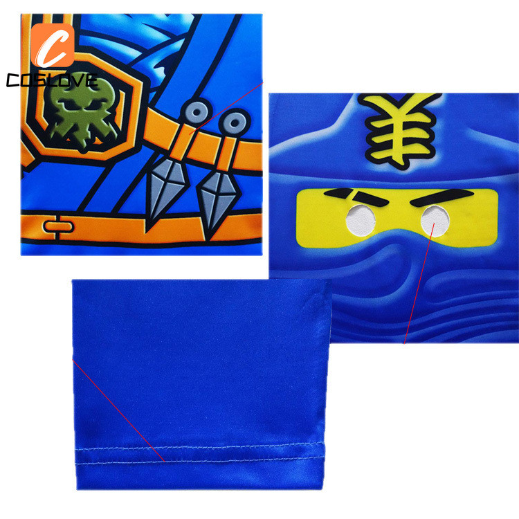 Anime Phim LEGO Ninjago Cosplay Quần Áo Trọn Bộ Trang Phục Trang Phục Cho Trẻ Em Áo liền quần Tiệc Gia Đình Cosplay Đồng Phục