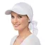 Mũ turban MERIGGIARE chất liệu polyester spandex, màu trơn, vành cong cổ điển, chống nắng hiệu quả