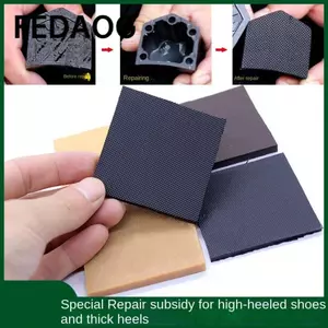 Tấm bảo vệ đế cao su FEDAOG, chất liệu sửa chữa giày chống mài mòn, đế DIY bền bỉ, miếng dán chống trượt cho giày nữ