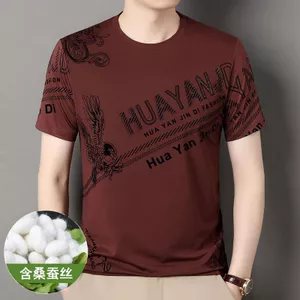 Áo thun nam ngắn tay cổ tròn, thời trang phù hợp mùa hè