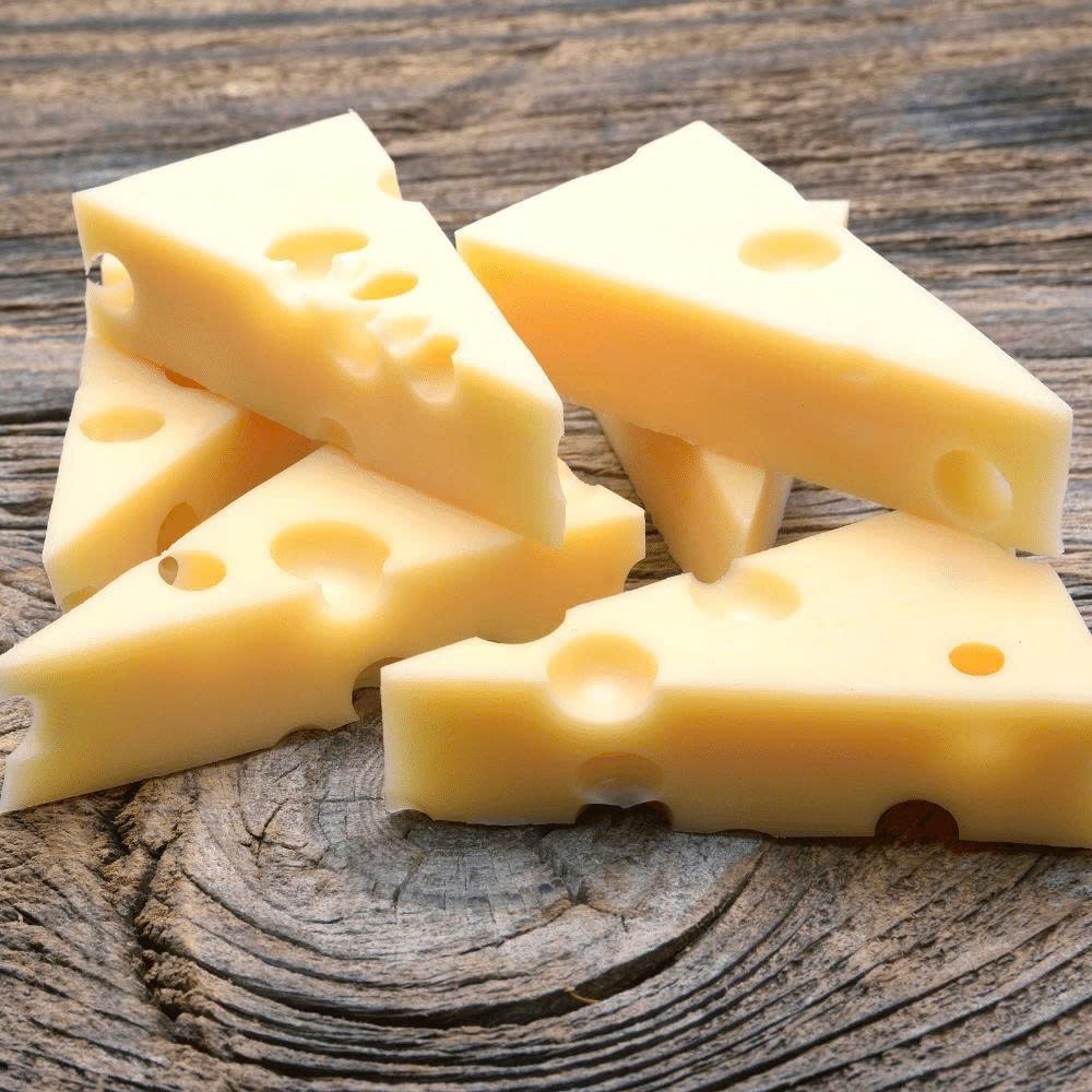 Phô Mai Emmental Cắt Miếng Kiwifood 200g Béo Dịu, Hơi Ngọt Nhẹ Chuẩn Phong Cách Thụy Sĩ