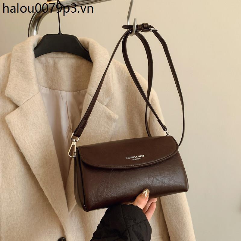 Phong Cách Mới Một Vai Túi Tính Khí Đi Lại Retro Túi Nữ Túi Nhỏ Nữ 2025 Phong Cách Mới Bốn