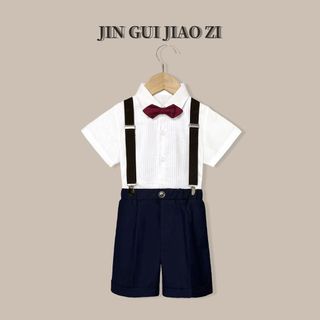 Năm Mới Lễ Hội Mùa Xuân Năm Mới Quần Áo Trẻ Em Quần Áo Phù Hợp Với Mùa Hè Anh Trung Nhỏ Trẻ Em Mẫu Giáo Hiệu Suất Bé Trai Phù Hợp Với Chủ Nhà Đầm Cao Cấp Sense 01