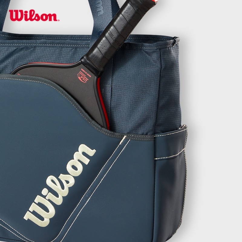 Wilson Pickleball Lifestyle Tote Bag Túi Đựng Vợt Pickleball Grey/White WR8908201