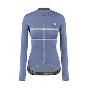 QLS002B - Áo Đạp Xe Nữ UKE Lilac Grey