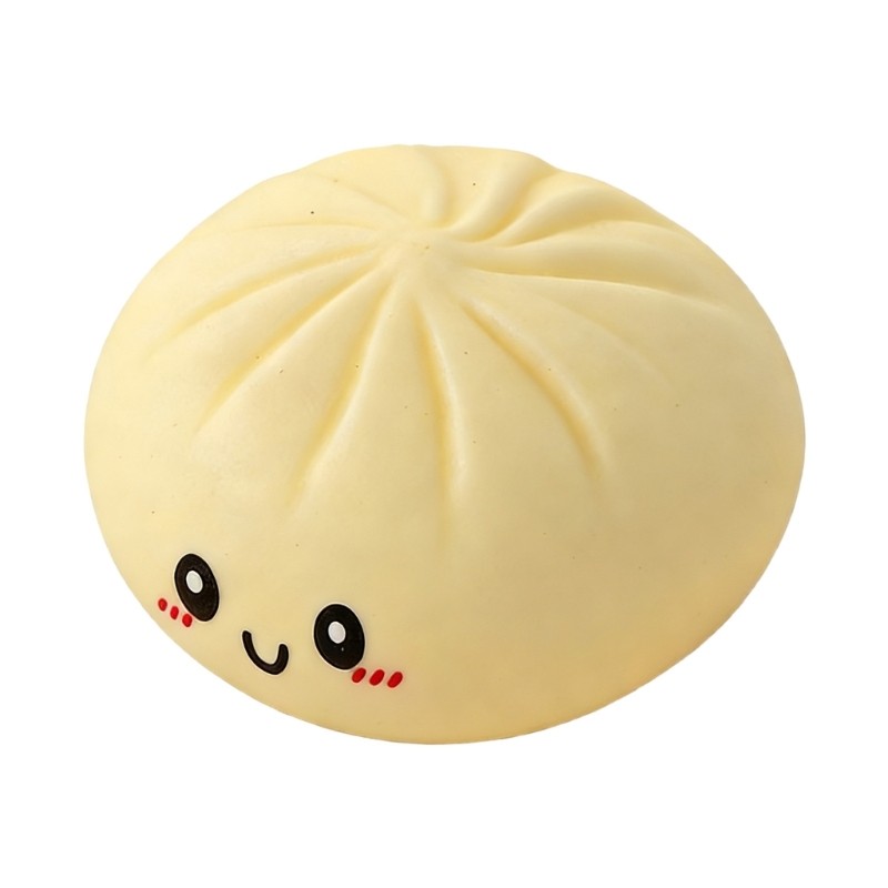 BTF Bánh Bao Cảm Giác Căng Thẳng Cho Trẻ Em Và Người Lớn Bóp Đồ Chơi Bột Co Giãn Có Hộp Hấp Trang Trí Văn Phòng Tại Nhà
