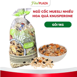 Ngũ cốc Muesli nhiều hoa quả hiệu Knusperone gói 1kg thơm ngon