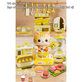 【BabyJoy】Bộ đồ chơi nấu ăn món mini cho bé,mô phỏng nhà bếp thực tế,giúp học kỹ năng sống,Thiết kế đẹp mắt