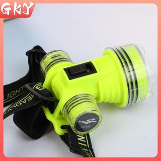 Đèn pha lặn GKY có thể sạc lại Đèn pha chống nước Đèn pin Led siêu nhẹ Đèn pin câu cá GKY
