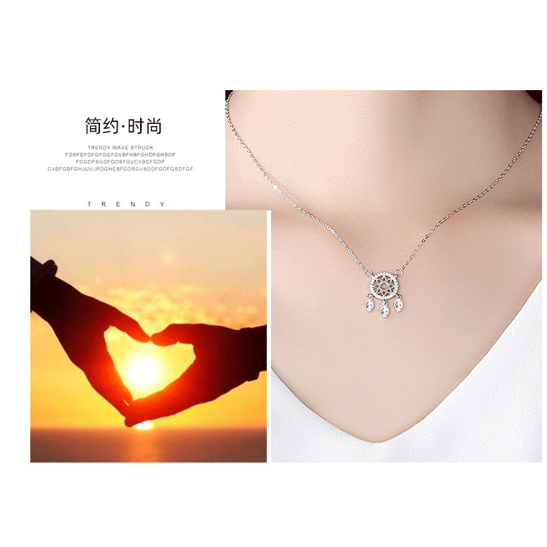 Vòng cổ bắt giấc mơ cá nhân bằng bạc S925