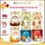 Bộ Hạt Dinh Dưỡng Và Hoa Quả Sấy Desa Lọ Nhựa Lục Giác Sang Trọng Làm Giỏ Quà Biếu Cao Cấp