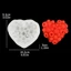 Cc Heart Raspberry Chocolate Khuôn Nướng Bánh Silicon Mousse Khuôn Làm Bánh Cho Gia Đình Tập Hợp Và Lễ Kỷ Niệm