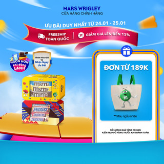 Combo 20 gói Kẹo socola M&M's vị sữa 14.5g