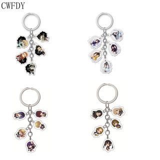 Anime NANA Osaki Keychain K-ON! Arcylic Key Chain Bag Accessories 5 in 1 Pendant Jewelry Decoration for Women Men Birt