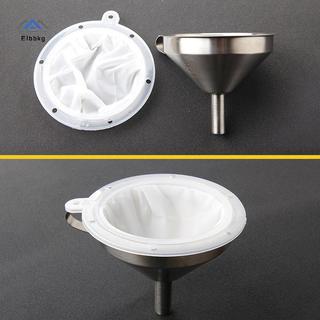 ELBBKG 100 / 120 / 200 / 300 / 400 / 450 Lưới Lọc Nylon Phễu Thép Không Gỉ Cho Sữa Trái Cây Y Học Truyền Thống Trung Quốc Dầu Trắng Mới